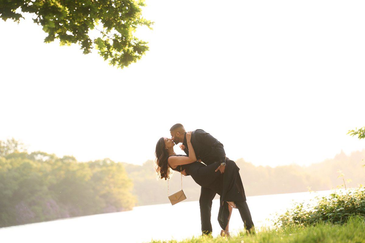 Sarina & Amardeep pre-wedding shoot at Virginia Waters by Heston Photo