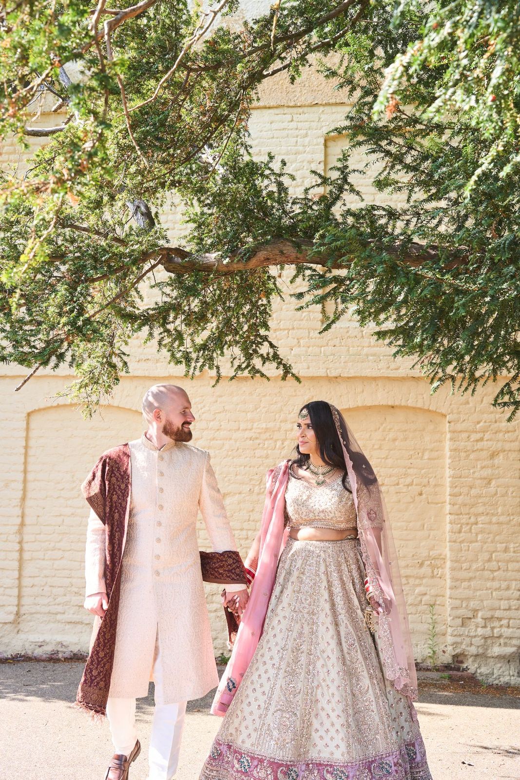 George & Sanjana wedding at The Great Barn — Asian wedding photography by Heston Photo